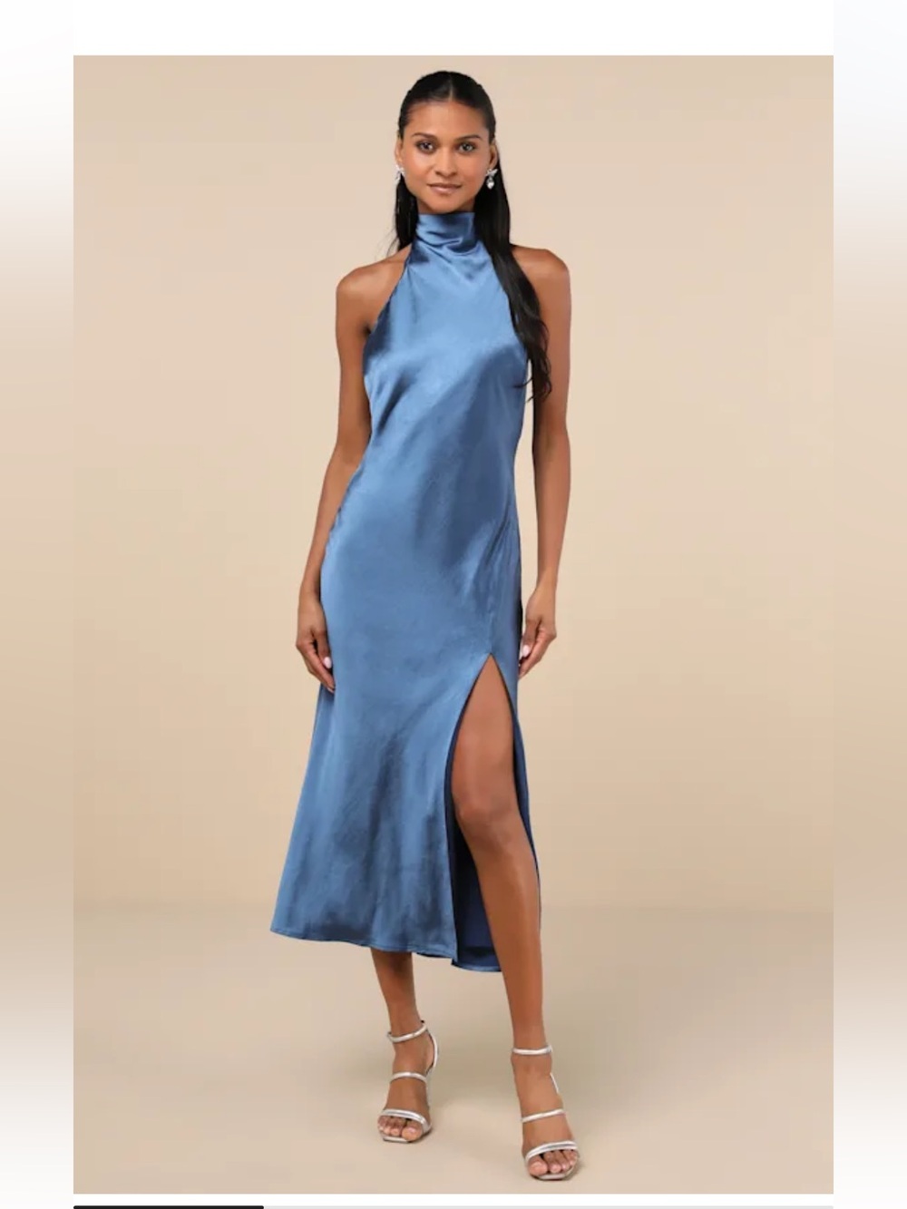 Lulus Dress M Formal Blue - Picture 14 of 14